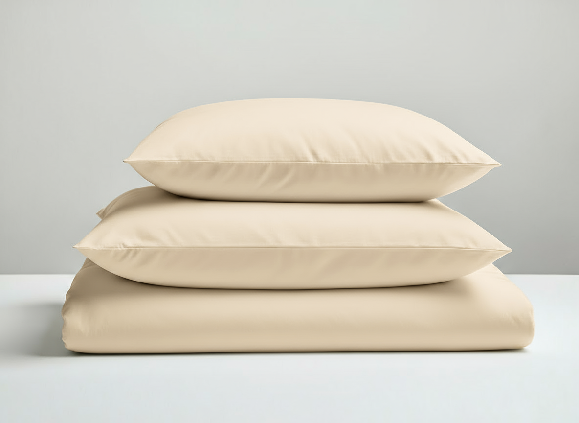 Percale beddengoed set  - creme