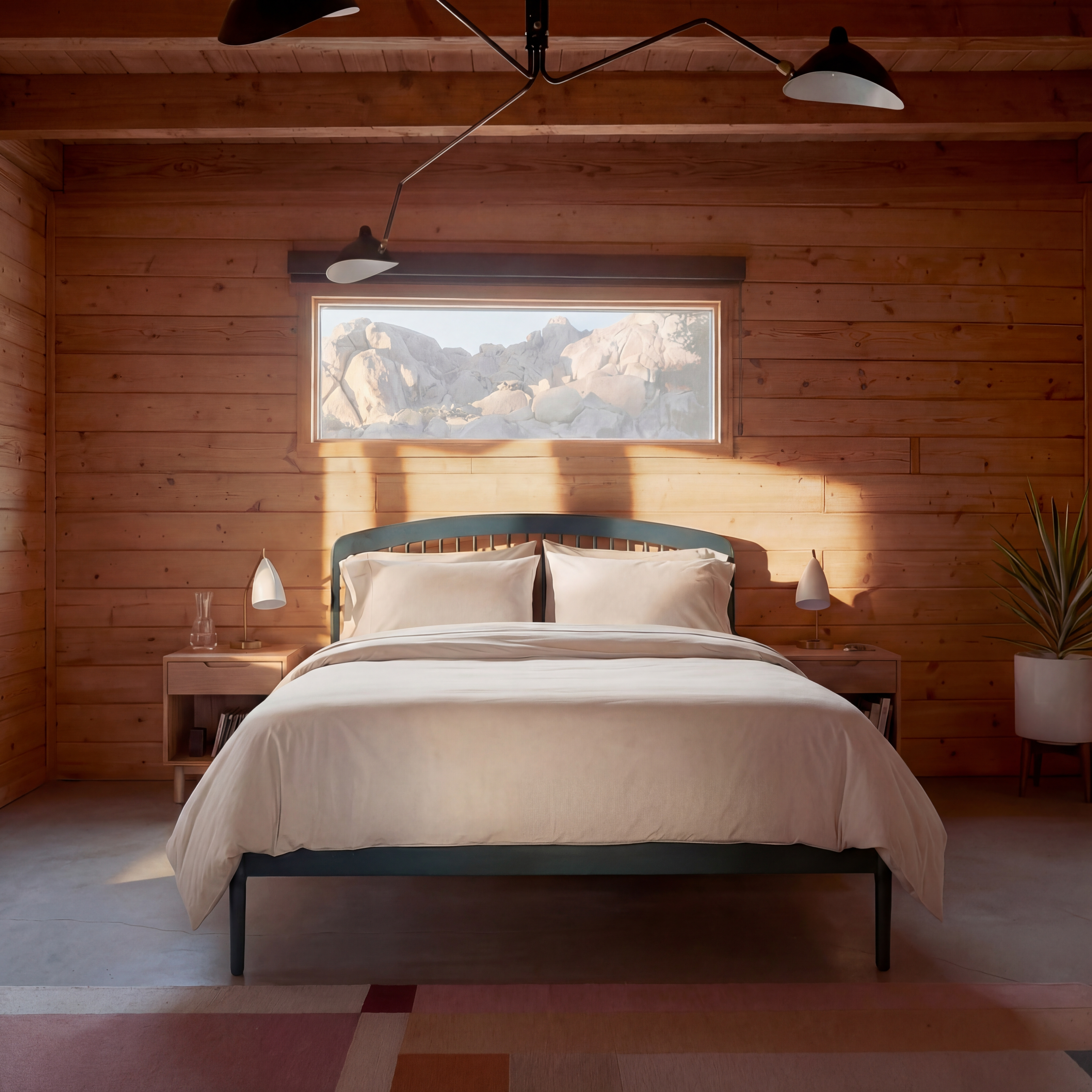 Percale beddengoed set  - creme