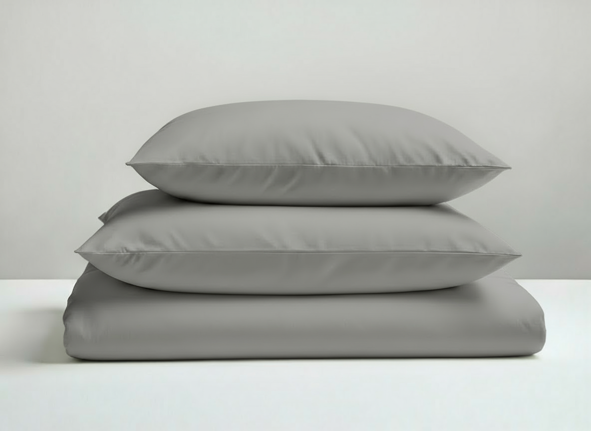 Percale beddengoed set - grijs
