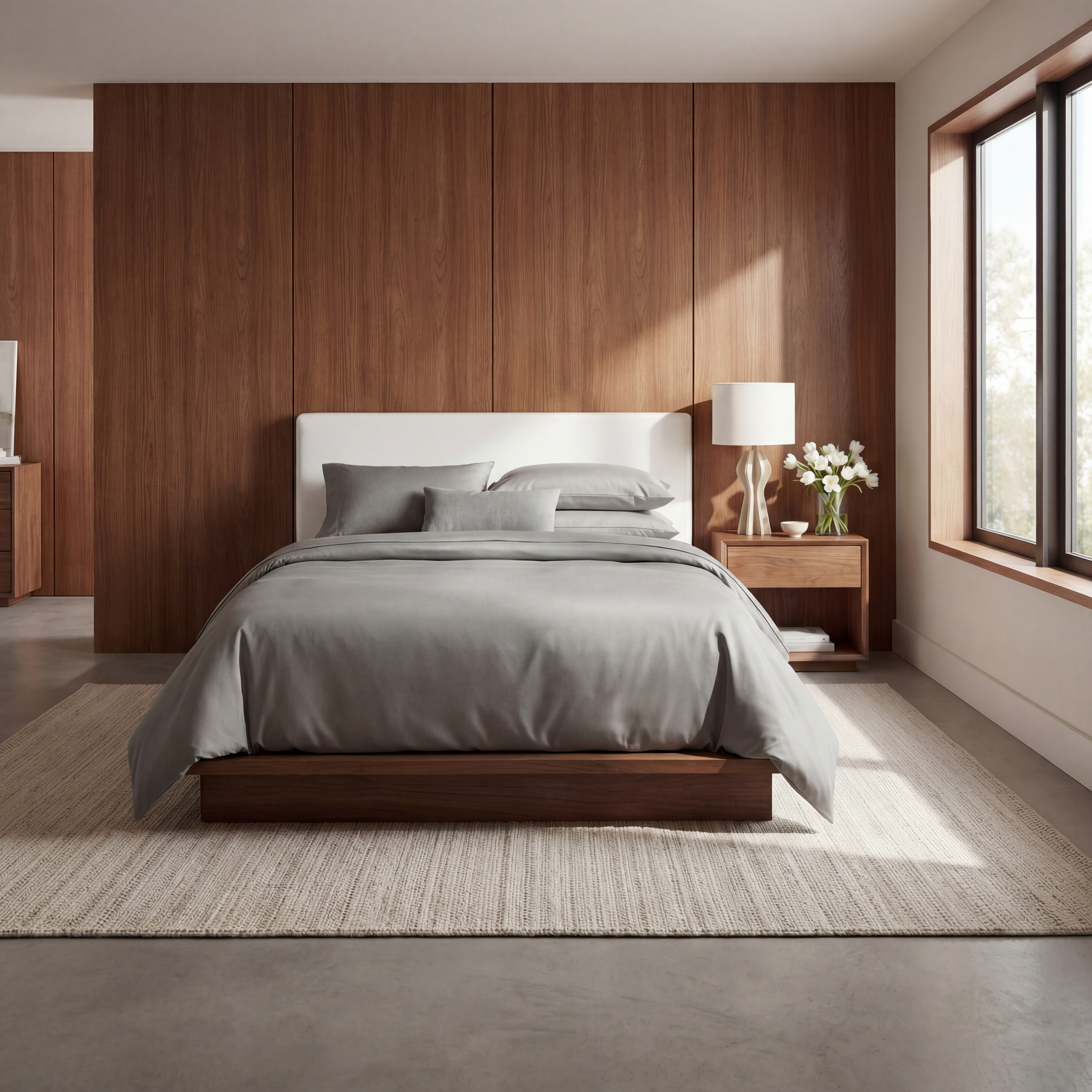 Percale beddengoed set - grijs