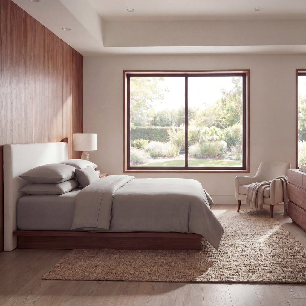 Percale beddengoed set - grijs