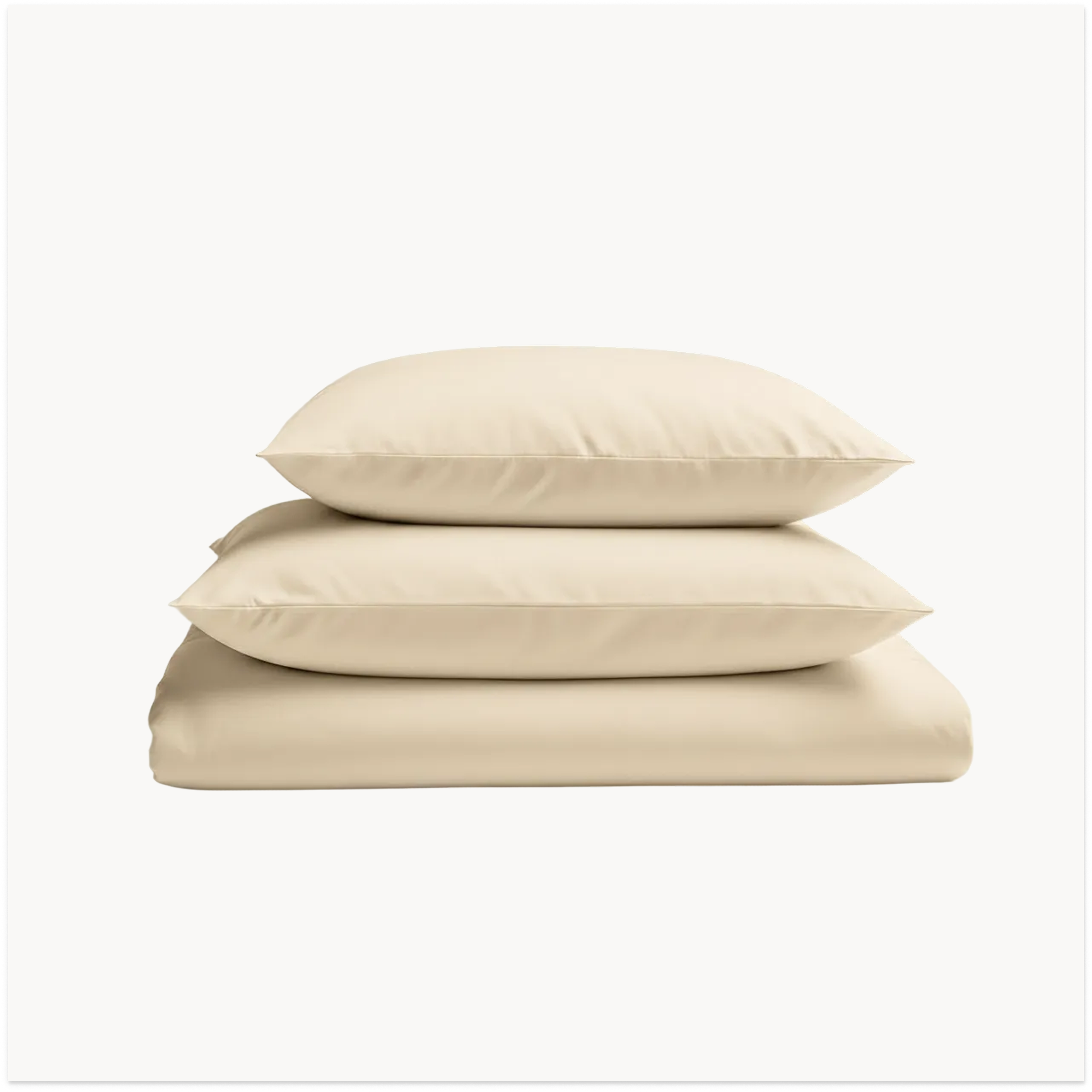 Percale beddengoed set  - creme