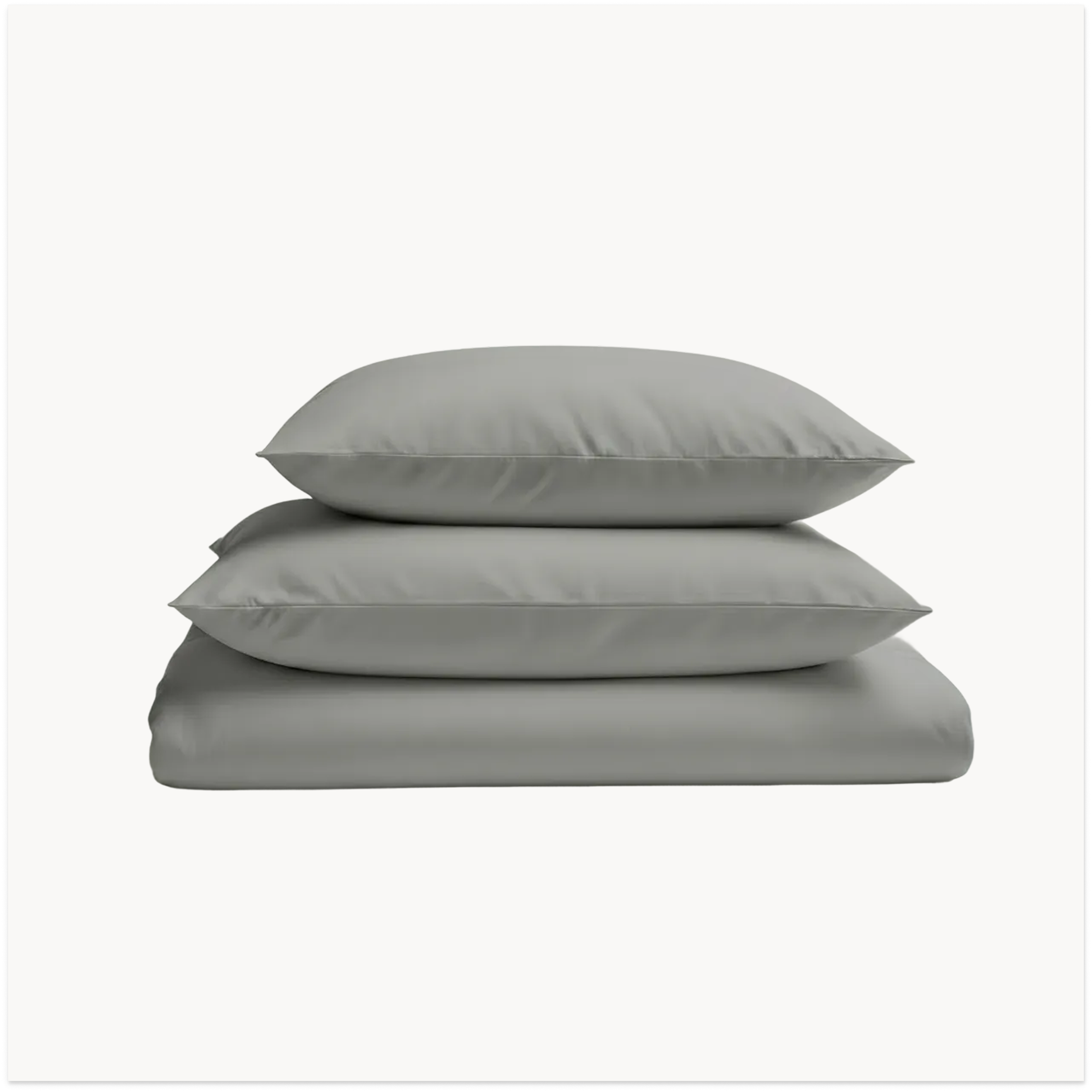 Percale beddengoed set - grijs