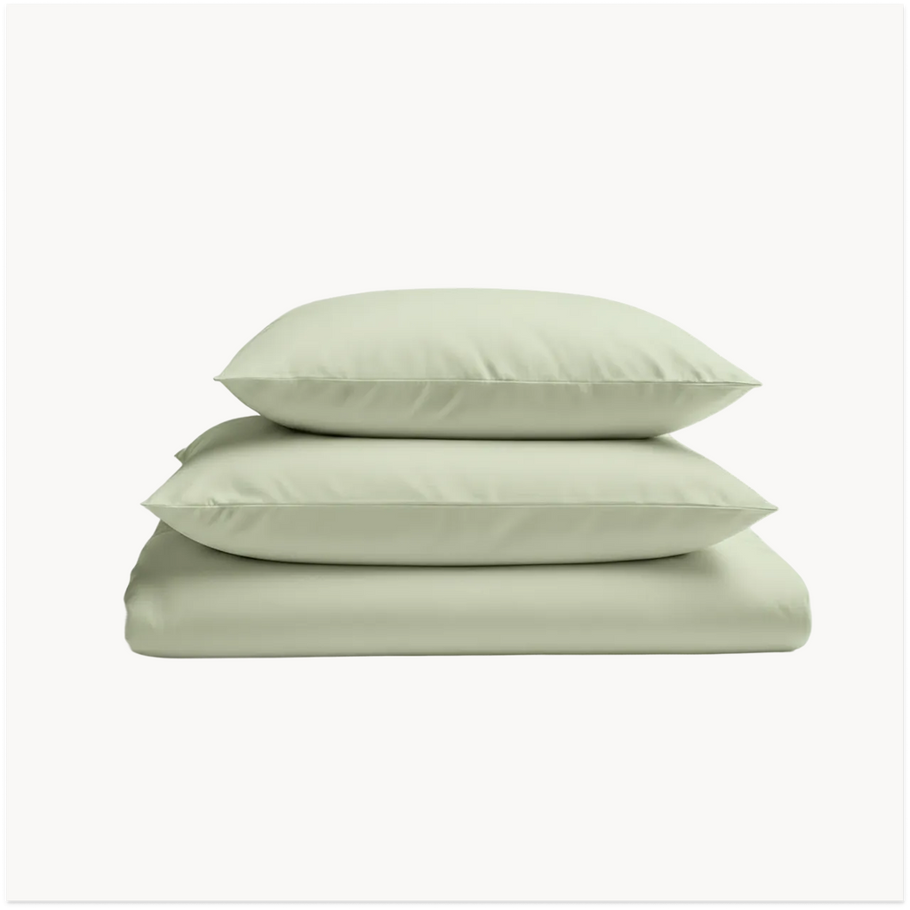 Percale beddengoed set - groen