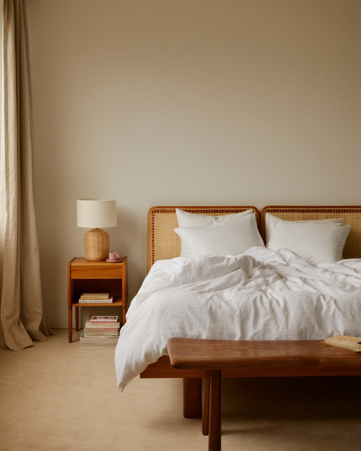 Percale beddengoed set - wit