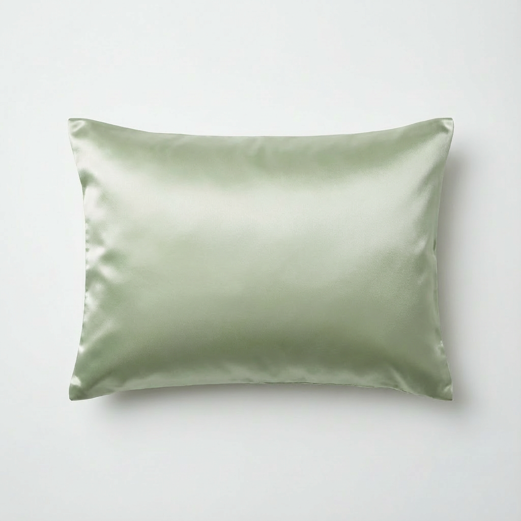 Satijn kussensloop set - groen
