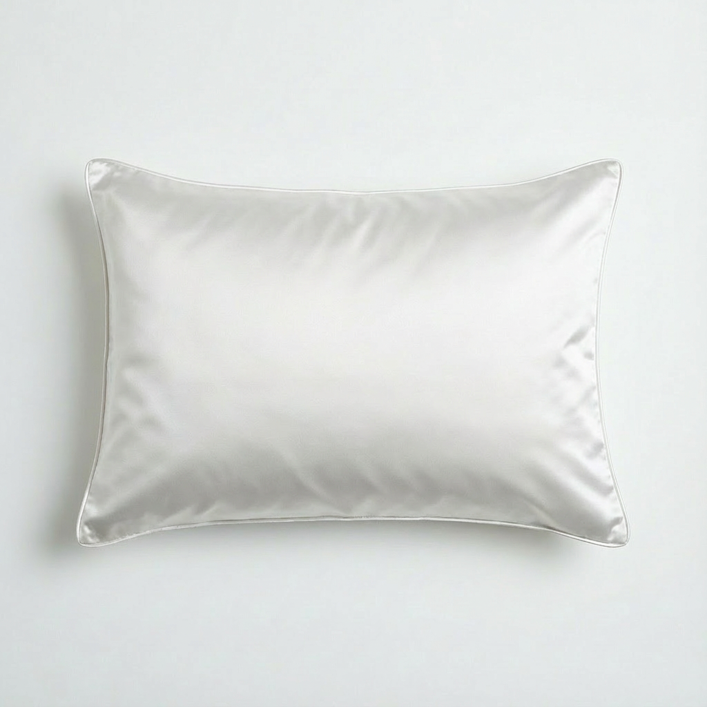 Satijn kussensloop set - wit